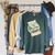 Buen Camino De Santiago Compostela Shirt Souvenir Tee Book Raglan Sleeve Sweatshirt Heather Blue Lagoon