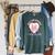 Buy Me Books And Tell Me I'm Pretty Coquette Book Lover Tee Raglan Sleeve Sweatshirt Heather Blue Lagoon