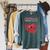 Clifford The Big Red Dog Clifford And Emily Book Cover Premium Tri-Blend Raglan Sleeve Sweatshirt Heather Blue Lagoon
