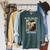 All The Cool Kids Are Reading Book Lovers Book Nerds Raglan Sleeve Sweatshirt Heather Blue Lagoon