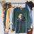Cozy Mystery Book Lover You Had Me At Murder Mystery Raglan Sleeve Sweatshirt Heather Blue Lagoon