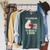 Cute Capybara It's a Good Day To Read a Book World Book Day Raglan Sleeve Sweatshirt Heather Blue Lagoon