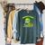 Cute Dino Book Lover Unearth A Story Summer Reading Raglan Sleeve Sweatshirt Heather Blue Lagoon