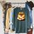Cute Dog Pomeranian Reading Book Premium Tri-Blend Raglan Sleeve Sweatshirt Heather Blue Lagoon