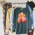 Cute Red Panda Reading Book Sloth Kawaii Animal Raglan Sleeve Sweatshirt Heather Blue Lagoon