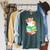 Cute Rodent Pet Bookworms Books And Guinea Pig Raglan Sleeve Sweatshirt Heather Blue Lagoon