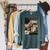 Dark Academia Aesthetic Styles Book Lover Art Raglan Sleeve Sweatshirt Heather Blue Lagoon