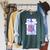 Dark Romance Reader Retro 90s Style Bookish Spicy Book Lover Raglan Sleeve Sweatshirt Heather Blue Lagoon