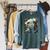 David And Goliath Bible Book Of Samuel King David Comic Raglan Sleeve Sweatshirt Heather Blue Lagoon
