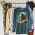 David And Goliath Bible Book Of Samuel King David Painting Raglan Sleeve Sweatshirt Heather Blue Lagoon