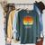 A Day Without Reading Is Like Book Lover Librarian Raglan Sleeve Sweatshirt Heather Blue Lagoon