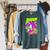 Disney The Jungle Book Baloo Jungle Boogie Poster Raglan Sleeve Sweatshirt Heather Blue Lagoon