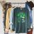 Dragon Reading Books Bookworm Raglan Sleeve Sweatshirt Heather Blue Lagoon