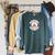 Dystopian Read Banned Books For Book Lovers Raglan Sleeve Sweatshirt Heather Blue Lagoon
