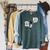 Edgar Allen Poe Raven Book Nerd Poet Literature Raglan Sleeve Sweatshirt Heather Blue Lagoon