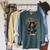 Education Is Freedom History Month Teacher Books Afro For Men Women Raglan Sleeve Sweatshirt Heather Blue Lagoon