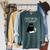 First Of All I’m A Delight Cute Cat Books Coffee Humor Raglan Sleeve Sweatshirt Heather Blue Lagoon