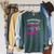 Weekend Forecast Reading With a Chance Of Wine Book Humor Raglan Sleeve Sweatshirt Heather Blue Lagoon