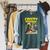 FUNNY Creepy Neighbor Comics Parody Horror Comic Book Raglan Sleeve Sweatshirt Heather Blue Lagoon
