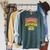 Groovy Read Books Be Kind Stay Weird Bookish Quote Raglan Sleeve Sweatshirt Heather Blue Lagoon