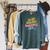 In My Hockey Romance Era Hockey Romance Reader Book CLub Raglan Sleeve Sweatshirt Heather Blue Lagoon