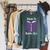 Home Is Where My Books Are Raglan Sleeve Sweatshirt Heather Blue Lagoon