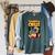 Horror Comic Book Cover Chamber Of Chills 19 Raglan Sleeve Sweatshirt Heather Blue Lagoon