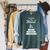 I'm With The Banned Read Banned Books Bookworm Raglan Sleeve Sweatshirt Heather Blue Lagoon