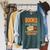 Introverts Book Club Members Readers Books Bibliophiles Raglan Sleeve Sweatshirt Heather Blue Lagoon