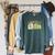 It's a Good Day To Read Book Outfit Raglan Sleeve Sweatshirt Heather Blue Lagoon