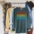 Its Too Nonfiction Outside Book Lovers Reading Vintage Raglan Sleeve Sweatshirt Heather Blue Lagoon