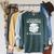 It's Not Hoarding If It's Books In Book Lover Avid Reader Raglan Sleeve Sweatshirt Heather Blue Lagoon