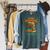 It’s Not Hoarding If It’s Books Classic Distressed Bookworm Raglan Sleeve Sweatshirt Heather Blue Lagoon