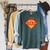 Jesus Is My Superhero Hero Fun Comic Book Raglan Sleeve Sweatshirt Heather Blue Lagoon Jesus Is My Superhero Hero Fun Comic Book Raglan Sleeve Sweatshirt Heather Blue Lagoon