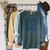Just One More Chapter Books And Coffee Raglan Sleeve Sweatshirt Heather Blue Lagoon