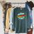 Kids Boys Gabriel Name Comic Book Superhero Raglan Sleeve Sweatshirt Heather Blue Lagoon