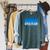 Kitch-Iti-Kipi MI Kitch-Iti-Kipi Palms Book Park Michigan Raglan Sleeve Sweatshirt Heather Blue Lagoon