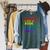 Live Life Like A Book Florida Would Ban Pride Slogan Raglan Sleeve Sweatshirt Heather Blue Lagoon