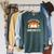 Take A Look It's In A Book Kids Reading Retro Library Raglan Sleeve Sweatshirt Heather Blue Lagoon