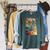 Marvel Comixology Captain Marvel She-Hulk Comic Book Cover Raglan Sleeve Sweatshirt Heather Blue Lagoon