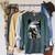 Marvel Comixology Road To The Hunted Comic Book Cover Raglan Sleeve Sweatshirt Heather Blue Lagoon