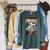 Marvel Comixology Thor Theater Comic Book Cover Raglan Sleeve Sweatshirt Heather Blue Lagoon