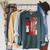 Marvel Dead Man Logan Comic Book Cover Raglan Sleeve Sweatshirt Heather Blue Lagoon