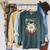 Marvel Eternals Vintage Comic Book Cover Raglan Sleeve Sweatshirt Heather Blue Lagoon