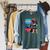 Marvel X-Men '97 Vintage Classic Cyclops Comic Book Panels Raglan Sleeve Sweatshirt Heather Blue Lagoon