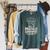 Mentally Somewhere Else Cat Coffee Books Lover Raglan Sleeve Sweatshirt Heather Blue Lagoon