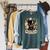Mischief Managed One Chapter Reading Humor For Book Lovers Raglan Sleeve Sweatshirt Heather Blue Lagoon