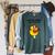 Mr Men Little Miss Meme Little Miss Book Hoarder Raglan Sleeve Sweatshirt Heather Blue Lagoon