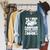 All i Need Is My Cardigan Welsh Corgi And a Good Book Raglan Sleeve Sweatshirt Heather Blue Lagoon