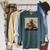 Octopus Reads a Book Book Lovers Raglan Sleeve Sweatshirt Heather Blue Lagoon Octopus Reads a Book Book Lovers Raglan Sleeve Sweatshirt Heather Blue Lagoon